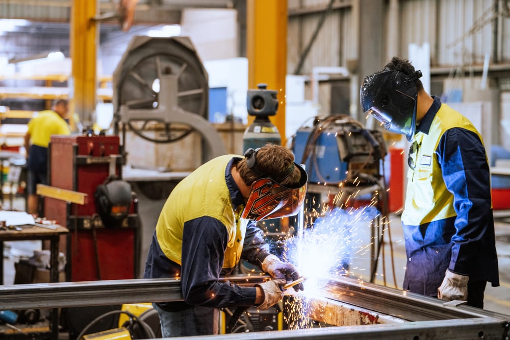 Industrial workers