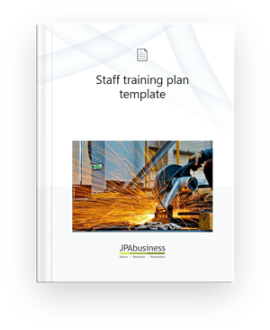 Staff training plan template cover 2022
