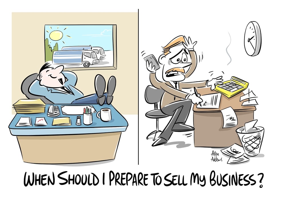 When should I prepare to sell cartoon