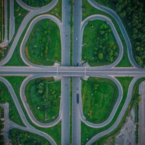 high-angle-photo-of-roads