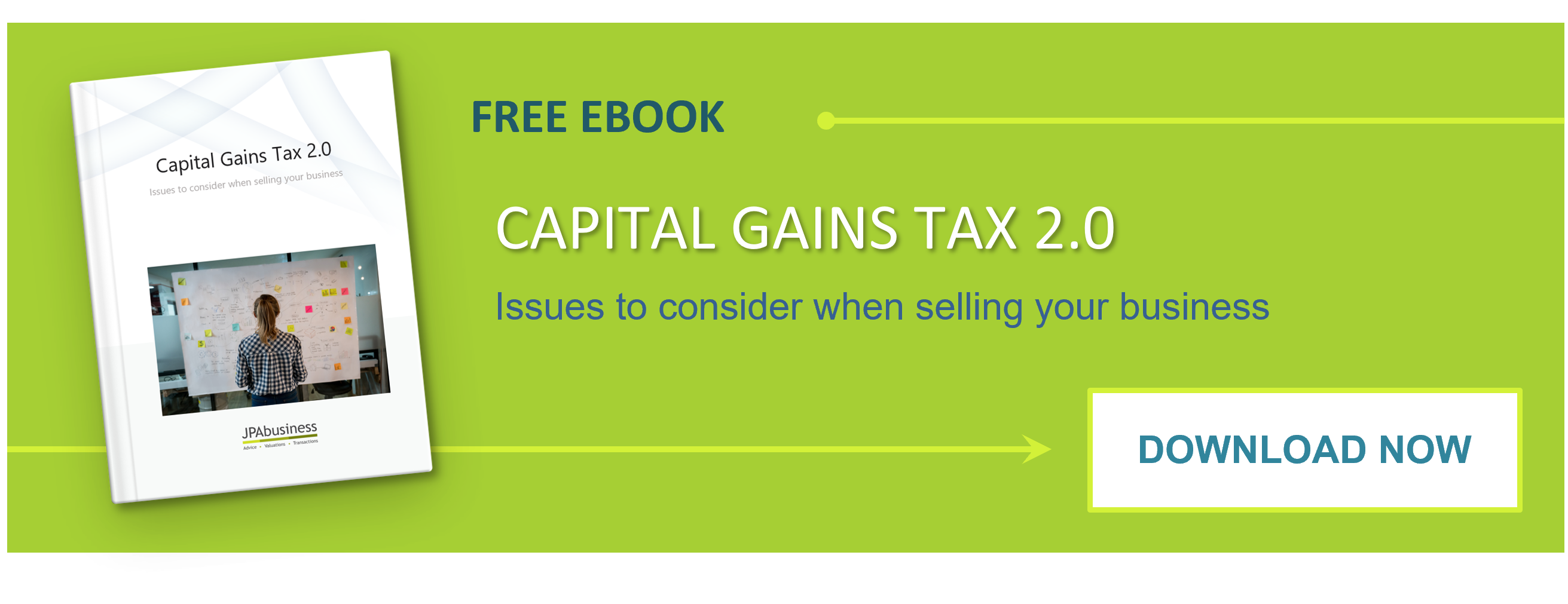 CGT 2.0 - Issues When Selling Your Business eBook | JPAbusiness